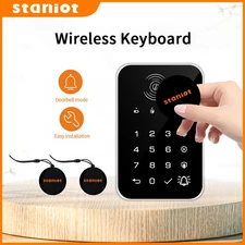 Wireless Touch Keyboard 2Pcs RFID Arm for Tuya Smart Home Security Alarm System
