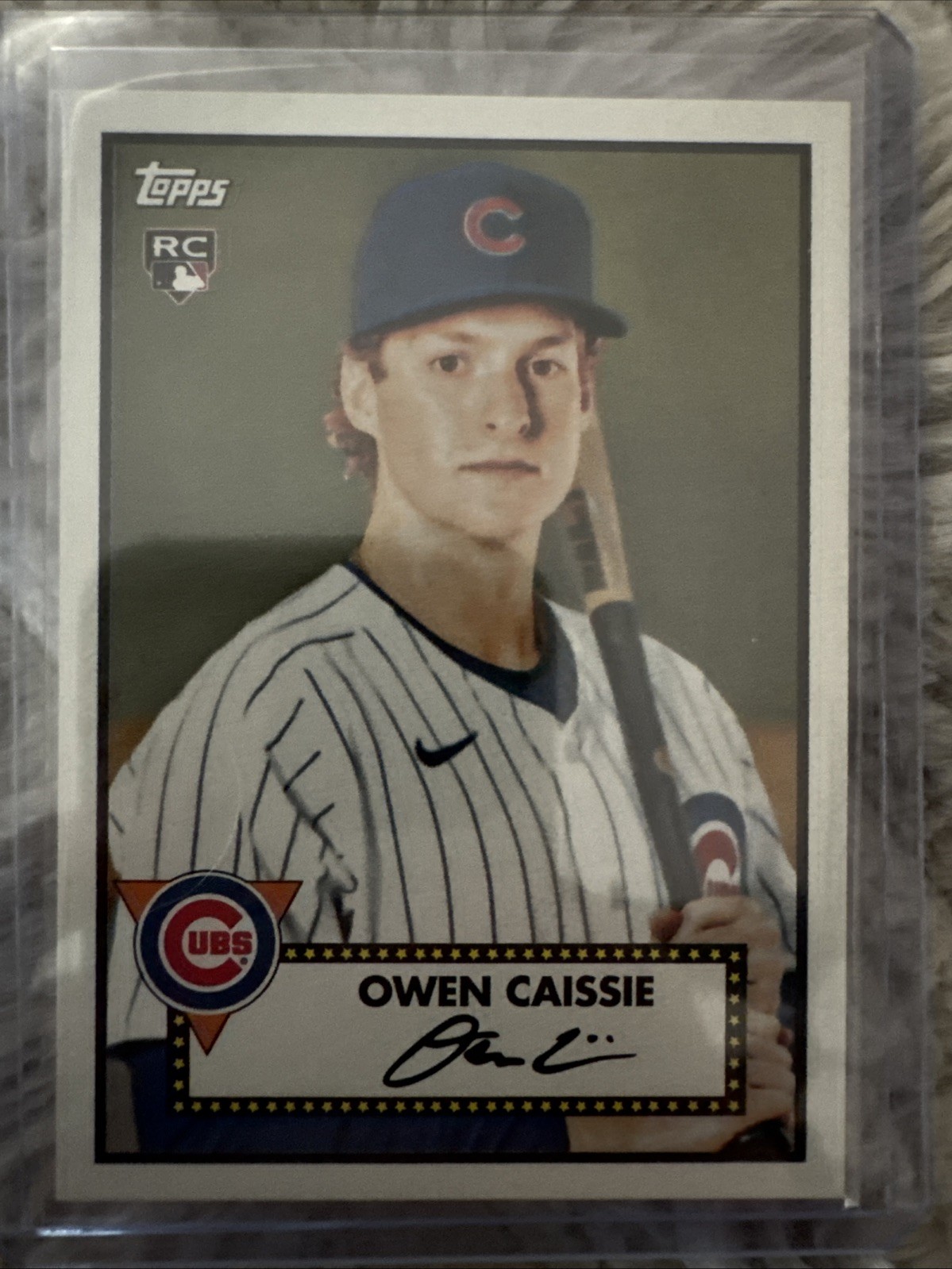 Topps 2026 1952 Perallel Owen Caissie Chicago Cubs Rookie Baseball Card #233
