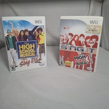 Disney High School Musical Sing It Nintendo Wii Music Karaoke Manual Bonus