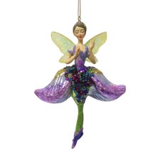 December Diamonds Tulip Fairy Ornament 79-79401 Christmas Gardens