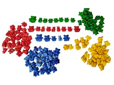 Math Manipulative Colorful Baby Bear Counters Counting Sorting Learning 134 Pcs