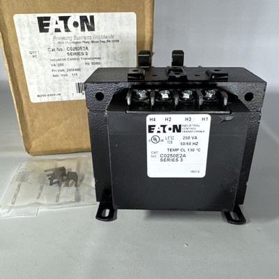 EATON C0250E2A INDUSTRIAL CONTROL TRANSFORMER T252196