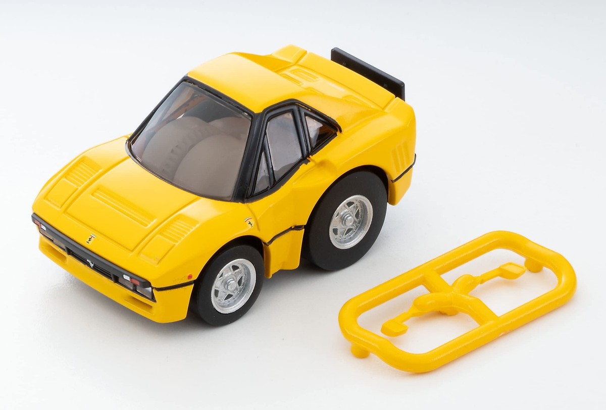 deko_chu⭐︎ TOMYTEC ChoroQ zero Z-82c Ferrari GTO Non-scale ABS Yellow
