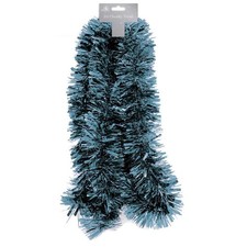 2m Christmas Chunky Tinsel - Pale Blue Garland Decoration Party Home