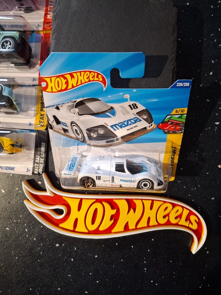Hot Wheels ~ Mazda 787B, Blue & White, Short Card.  More NEW Mazda's Listed!!! - Image 3 of 4