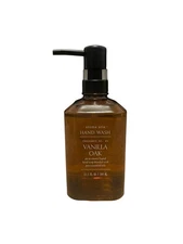Aroma Aria Vanilla Oak Hand Wash | 13.5 oz Glass Bottle | Luxury Soap Warm Scent