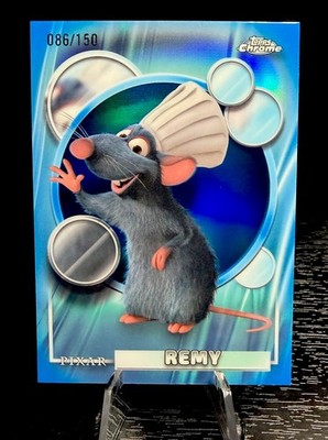 2026 Topps Chrome Disney - Remy - True Blue Refractor /150 - Ratatouille