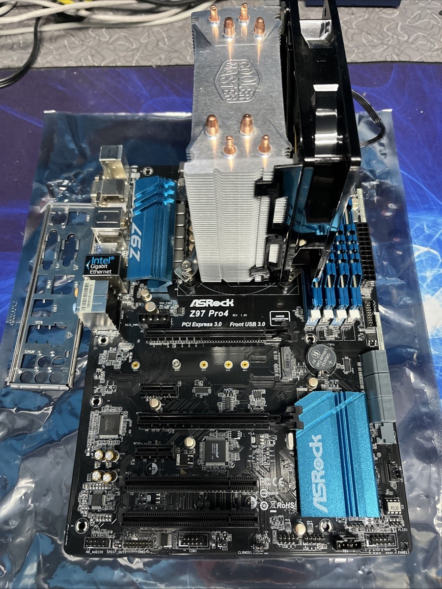 CPU i7-4790K + ASRock H97 Pro4 + DDR3 8G ASRock Z97 Pro4 ATX motherboard Core i7-4790K 4.0GHz 32GB RAM
