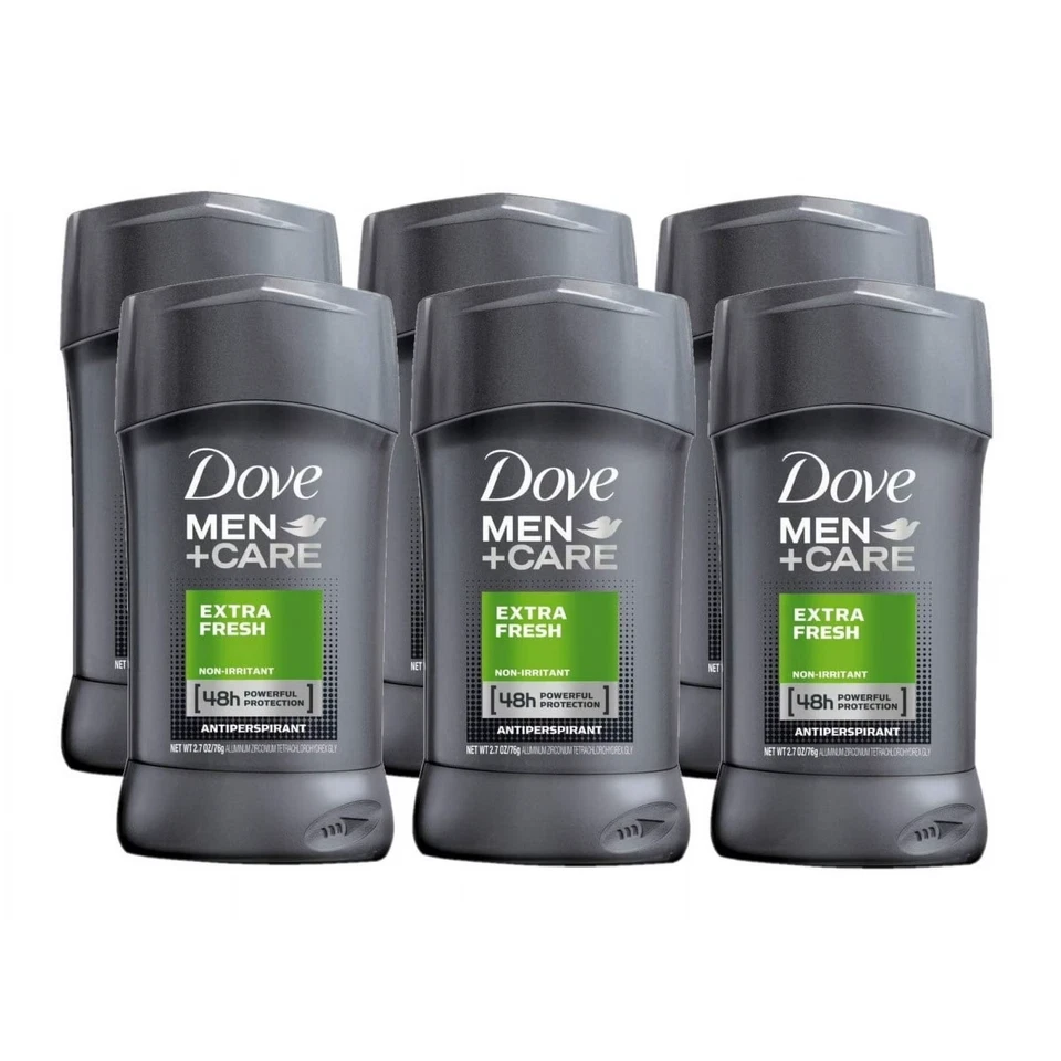Dove Men + Care 48 Hour Antiperspirant Stick, Extra Fresh,1.41 Ounces, Pack of 6 - Image 3 of 4