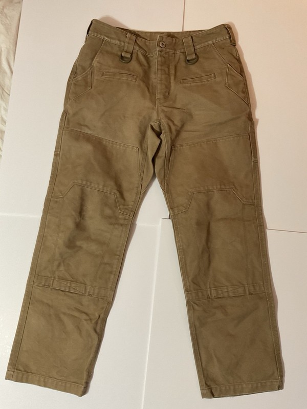 Triple Aught Design Recon Pants TAD GEAR Heavy-Duty Canvas 34X32 Double Knee