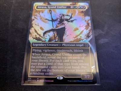 MTG Magic the Gathering FOIL Atraxa, Grand Unifier Borderless ONE!