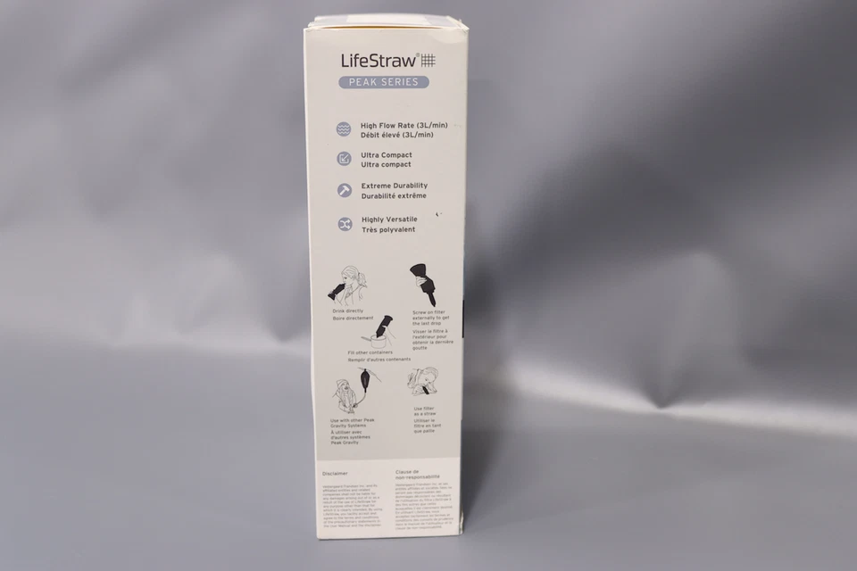 Botella de agua plegable LifeStraw® Peak 1 L Foto 3 de 4