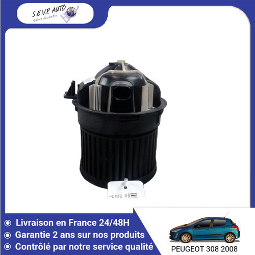 Moteur De Pulseur (ventilateur) D'habitacle Neuf Pour Peugeot 308 I / Citroën C3 Picasso 2007-2014
