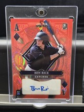 Wild Card 2024 5 Card Draw Stacked Deck Ben Rice Rookie Autograph /2