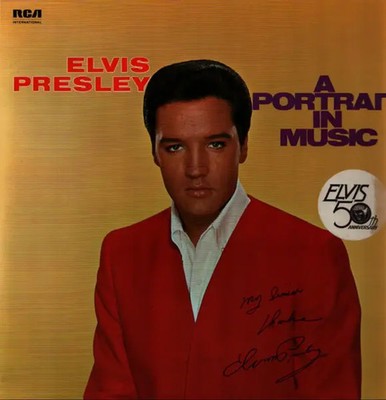 LP Elvis Presley A Portrait In Music BLACK LABELS WITH LC NEAR MINT RCA