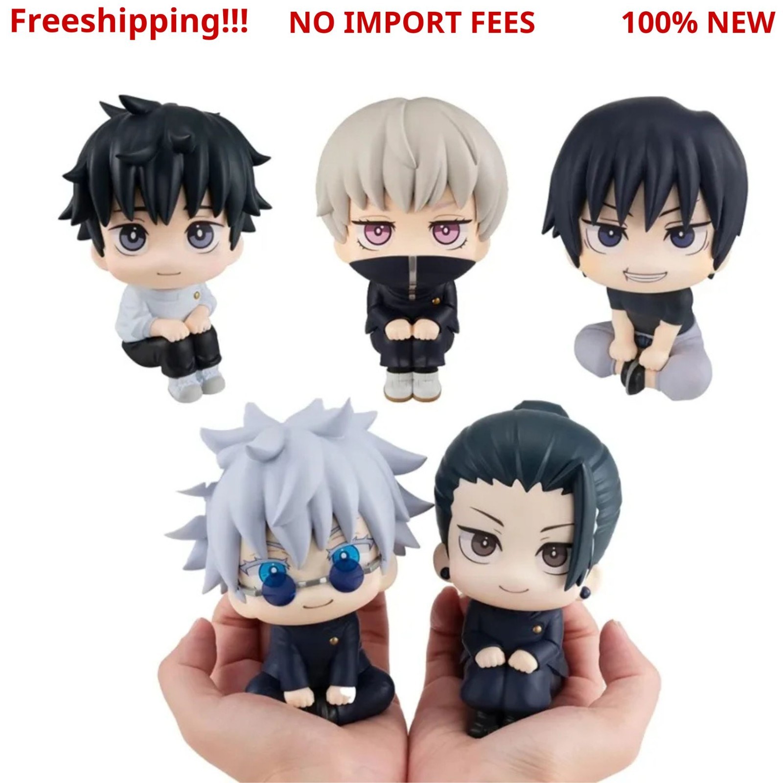 10cm Jujutsu Kaisen Anime Figure Look Up Q Version Satoru Gojo/Geto Suguru
