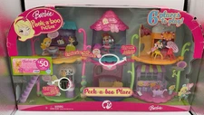 Barbie Peek A Boo Petites Place 6 Places To Play Exlusive Doll Included 2008 NEW