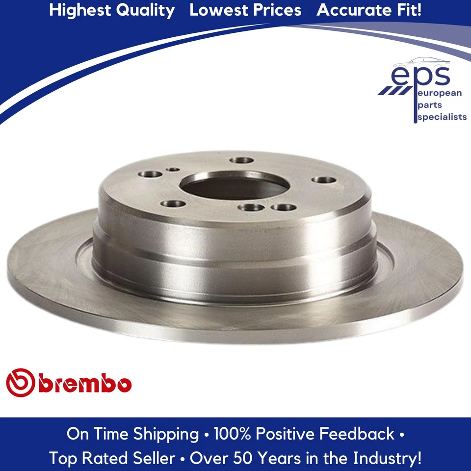 Rotores de disco de freio traseiro Mercedes L ou R Select 1990-95 SL Brembo 129 423 00 12 - Imagem 2 de 4