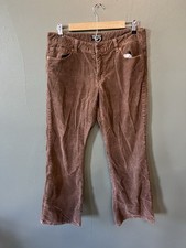 Vintage Polo Ralph Lauren Womens Brown Corduroy Straight Leg Pants 10 x 30