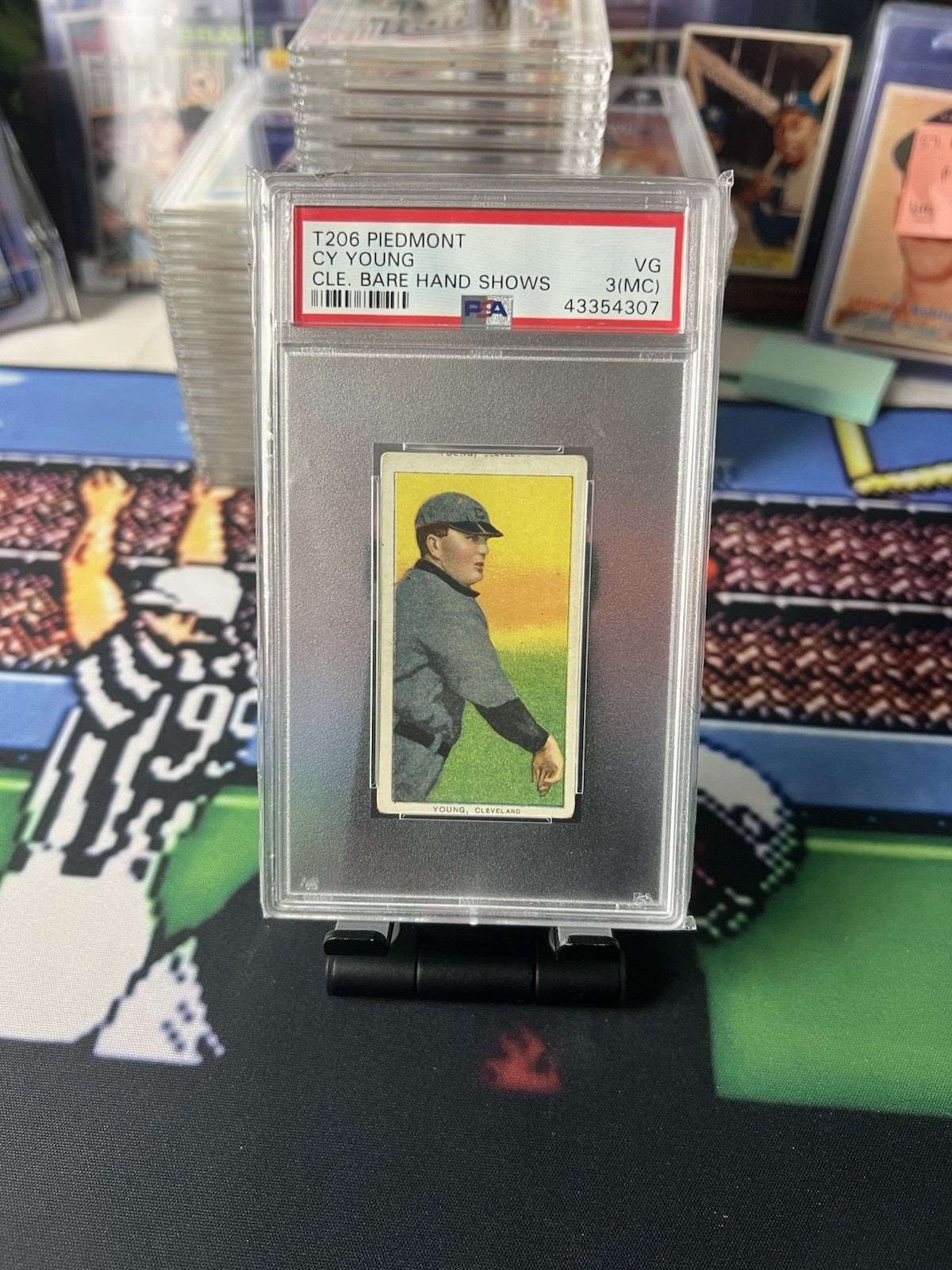 1909-11 T206 Piedmont Cy Young PSA 3(mc) Tobacco Card