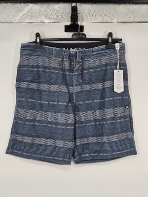 Vissla Shorts Men's Large Sofa Surfer Blue Gray Voltage NEW