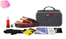 EverStart Commuter Emergency Kit - 3x7x10 Inches, 3lbs, Roadside Aid