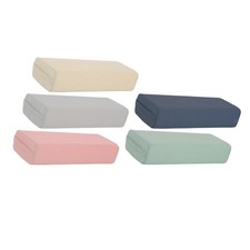 Yoga Bolster Pillow with Carry Handle Removable Cover, Rectangular,Meditation