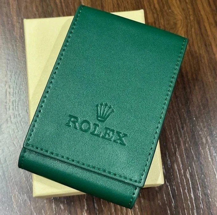 Rolex Case Leather Travel Pouch Service Center Premium Version