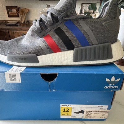 adidas NMD_R1 Men s Knit Low Top Lace-Up Sneakers size 12