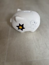 Piggy bank for self-design, self-painting, approx. 14x9cm