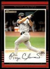 Roger Clemens 2002 Bowman #76 Yankees MLB READ FREE SHIPPING AutographDen