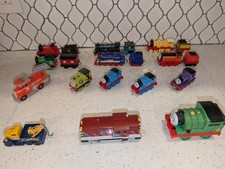 Lot Of 20 Thomas the Tank Engine Trains Carts - Matel, Mostly Magnetic