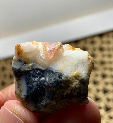  58.60 Carat Beautiful Pink Color Topaz Crystal Specimen from Katlang Pakistan 