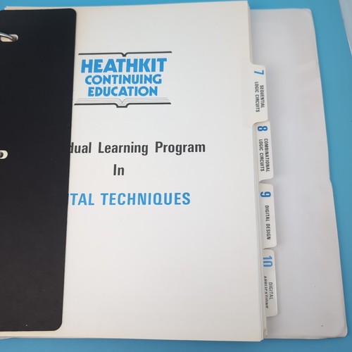 Heathkit Continuing Education DIGITAL TECHNIQUES Binder VOL 2 UNITS 7-10 ONLY - 第 6/11 張圖片