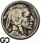 1924-S Buffalo Nickel, Key Date San Francisco Issue