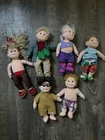 Vintage Ty Beanie Kids Plush Dolls Lot Of 6 Boys & Girls Mixed Collectibles