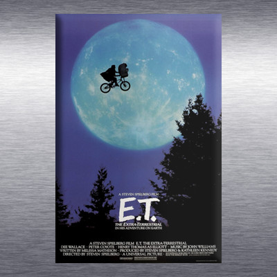 E.T. the Extraterrestrial Movie Poster High Quality Magnet
