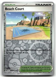 Beach Court 167/198 Scarlet & Violet Base Set Reverse Holo
