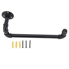 Rustic Industrial Towel Bar Durable Iron Wall Mounted Towel Storage Rack