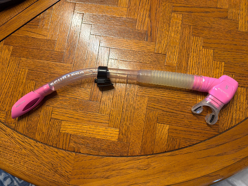 scubapro spectra snorkel pink