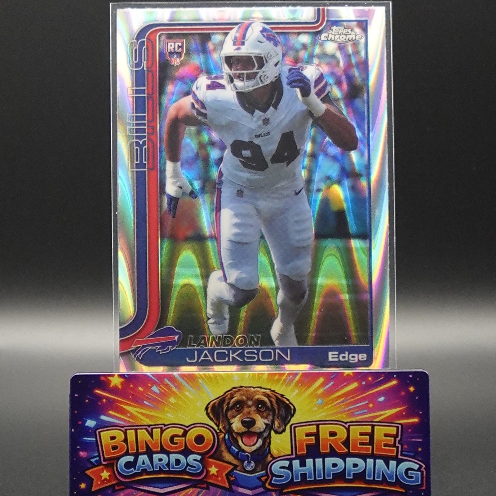 2025 Topps Chrome - Landon Jackson, #358, RayWave Refractor, RC