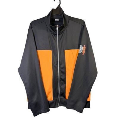 Naruto Shippuden CosplayTrack Jacket Mens LARGE Orange Black  Anime