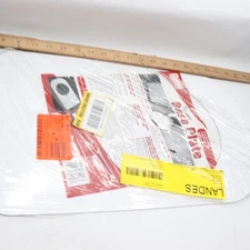 Oatey Square Toilet Base Plate Plastic White 8" Hole Length 95592