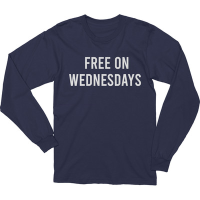 Anti Trump Free on Wednesdays Elections America Long Sleeve Tshirt
