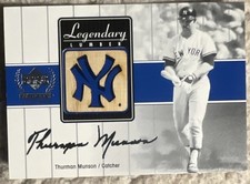 🔥2000 Upper Deck Yankee Legends - Thurman Munson Game Bat  #TM-LL (MEM)