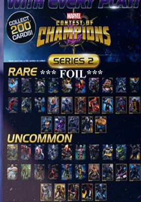 Marvel Contest of Champions Arcade Cards (Foil, Series 2)