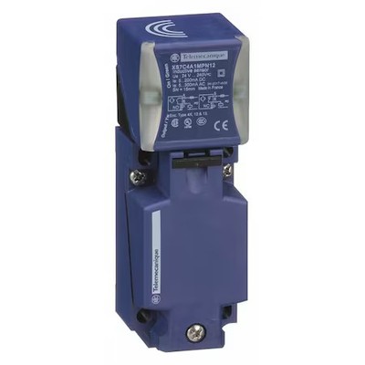 Telemecanique Sensors Xs7c4a1mpn12 Inductive, Rectangular Proximity Sensor,