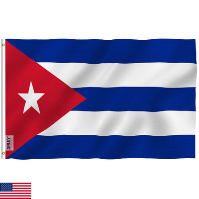 Anley Fly Breeze 3x5 Foot Cuba Flag - Vivid Color and Fade proof - Canvas Header
