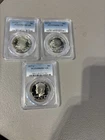 1977-S Kennedy Half Dollar Proof Silver PCGS PR69DCAM Lot of 3 Coins