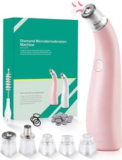 2in1 Microdermabrasion Facial Machine Rechargeable Advanced Home Face Treatment